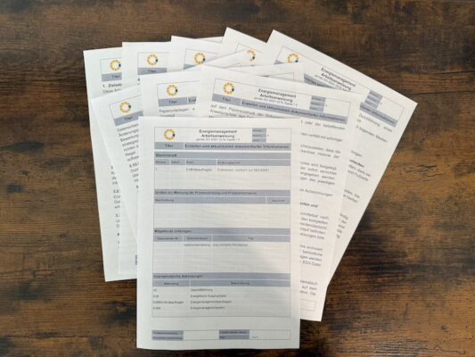 Vorlage Arbeitsanweisung Sensibilisierung von Mitarbeitern