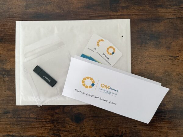 ISO 50001 Energiemanagement Dokumente auf USB
