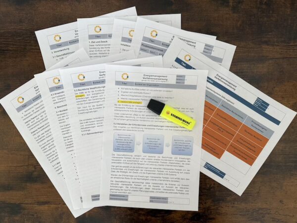 Verfahrensanweisung Mitarbeiterschulung Energieeffizienz ISO 50001